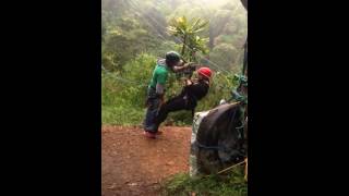 Zip Line in Ecuador