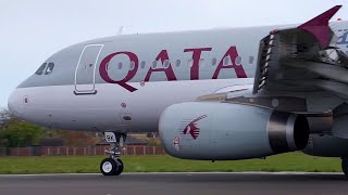 ✈ Qatar Amiri Flight A320CJ Prestige Arrival at London Southend Airport!