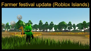 Farmer festival update (showcasing chili and golden plow) | Roblox Islands