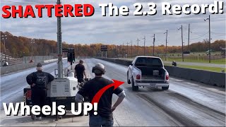 Ford Lightning 2.3 Whipple NEW World Record! - Spookfest 2022 - Quarter Mile Drag Racing!