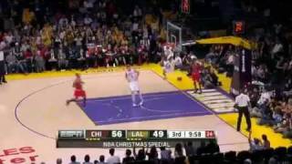 Los Angeles Lakers vs. Chicago Bulls (Kobe Bryant, 28 Pts vs. Derrick Rose, 22 Pts) Dec. 25, 2011