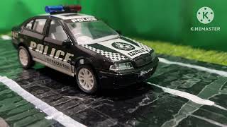 Toy police car unboxing