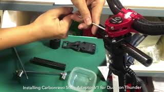 Installation of Carbonrevo Stem Adaptor V1 for Dualtron