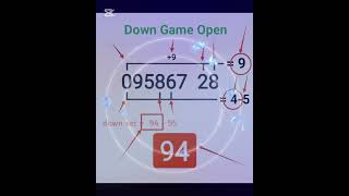 Thai Lottery Down Game Open For 01/11/2024, Down Only One Set Game Open #leeasa999thaitips