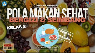 POLA MAKAN SEHAT BERGIZI DAN SEIMBANG - MATERI PEMBELAJARAN PJOK KELAS 7