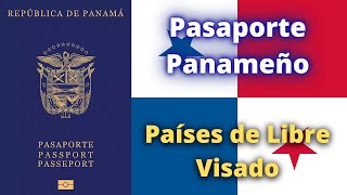 Pasaporte de Panamá (Países de Libre Visado) (2023)