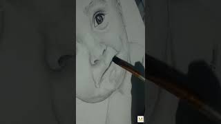 drawing a baby @diycraftbymizanul  #shortvideo #shorts #viral #drawingshorts #art