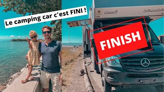 C'est la FIN du VOYAGE en CAMPING CAR , on rentre chez nous en SUISSE !