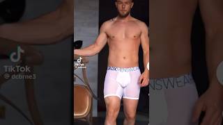 Wow I can see his d*cl while modeling | Gay Shorts