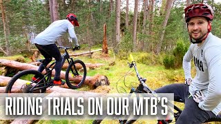 Mountain Bike Trials on the Trails