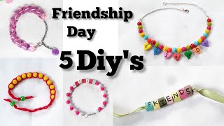 How To Make Friendship Day Band/Bracelet/Necklace #friendshipdaydiy #clayart#friendshipbracelet#diy