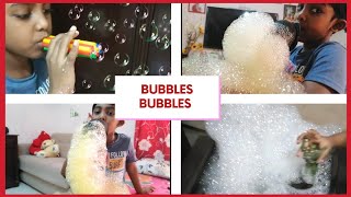 How to make bubble liquid at home |  Snake bubbles | Bubble experiments | Bubble hacks