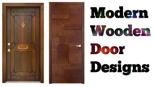 Modern Wooden Door Design