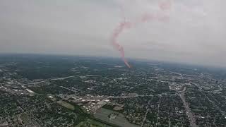 Army Golden Knights make parachute jump for Indy 500