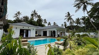 Touring a 3 bedroom Airbnb in Mtwapa with a Private Pool