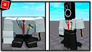 EARLY ACCESS to REWORK LARGE SPEAKERMAN MORPH in TEST REALM - Roblox