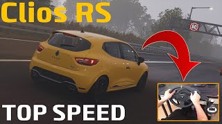 Forza Horizon 4 - Renault Clio RS Top Speed | Steering Wheel + Paddle Shifter Gameplay