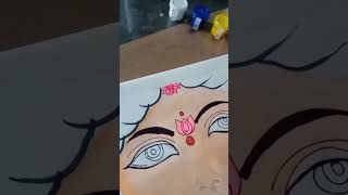 part 2 #art #drawing durga maa Face Drawing