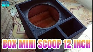 Box Mini Scoop Untuk Speaker Subwoofer 12 inch