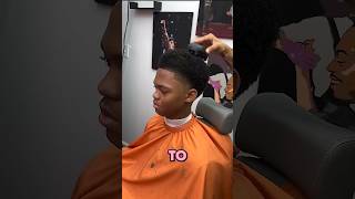 Did I snap on his cut??🧐 #HairTutorial #NewLook #HairDresser #HairCut #Hairstyle #HairTransformation