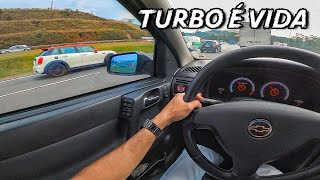 COMPREI UM ASTRA TURBO PRIMEIRO ROLÊ NA ESTRADA