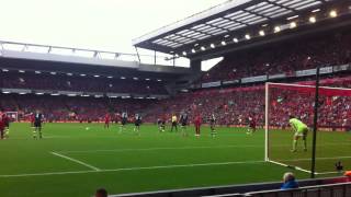 Steven Gerrard free kick vs. Stoke City - 17/08/13