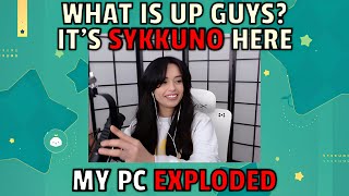 Valkyrae Streaming from Sykkuno’s PC (hers EXPLODED)