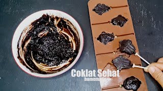 Resep Coklat Sehat homemade tanpa gula rafinasi || gluten free