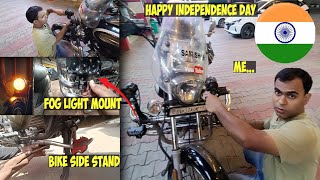 "Celebrating Independence Day: Customizing My Avenger Bike | Moto Vlog with Sam Shah"