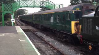 Epping Ongar Railway - D6729 arriving at North Weld 9.8.12