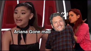 Ariana Grande Gone Mad on The Voice Show