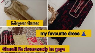 Dost ki Shaadi ki taayariya 🤩Mayon Dress👗Shaadi Ke dress Ready Ho Gaye |Saba Ahme Vlogs|snoberkhan