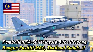 36 Buah FA-50 MALAYSIA Buka Peluang Bangun Fasiliti MRO, Thailand Meterai MoU Fasiliti MRO T-50TH