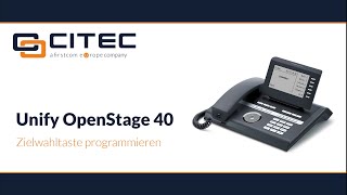 Tutorial [OSV] - Unify OpenStage 40: Zielwahltaste programmieren