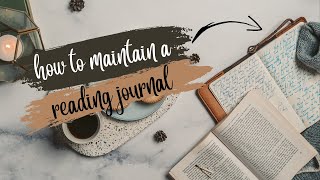 How to start and maintain a reading journal | Easy method to set up a reading journal