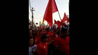 Uma multidão nas ruas de Natal pelo Ato #BrasilDaDemocracia