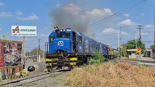 Trem da FTL com 70 vagões.