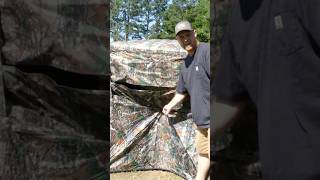 How to Set Up the TideWe 270 Degree Hunting Blind #deerhunting #groundblind #huntinggear