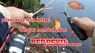 Ketapel ikan /belajar nyeplet ikan  /