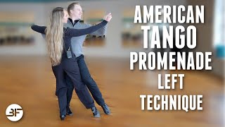 American Tango Promenade Left Technique