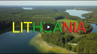 Šiaurės-rytų Lietuva - Aukštaitija iš paukščio skrydžio| Nature of North-Eastern Lithuania 4k drone