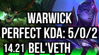 WARWICK vs BEL'VETH (JGL) | 500+ games | KR Master | 14.21