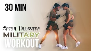 MILITARY HALLOWEEN WORKOUT 🎃 | INTENSE CARDIO DANCE WORKOUT | 30 MINUTES