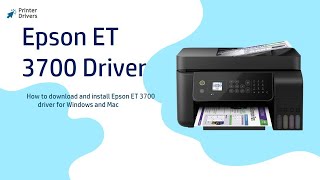 Epson ET 3700 Printer Setup | Printer Drivers | Wi-Fi setup | Unboxing