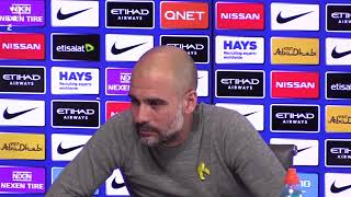 Pep Guardiola preview for Monday Night football. Manchester City vs Stoke City