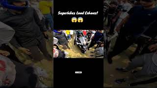 Crazy Superbike 🔥Loud Exhaust public reaction|| Log dar gaye 😱||#shorts #shortsvideo #shortsfeed