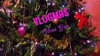 VLOGMAS 🎅⛄️/ НАРЯЖАЕМ ЁЛКУ🎄/ ДЕЛАЮ НОВОГОДНИЙ ❄️ ПОДСВЕЧНИК / прогулка ► Elena GUN