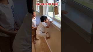 #shorts dạy con nổ lực và tự lập từ nhỏ try not to laugh #tranpinnockfamily