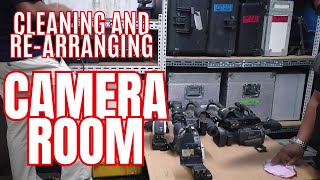 CLEANING ANG RE-ARRANGING Camera Room