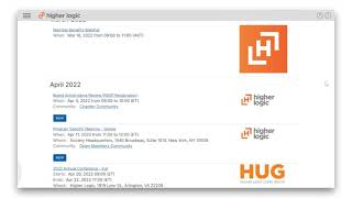 Higher Logic Community + Events